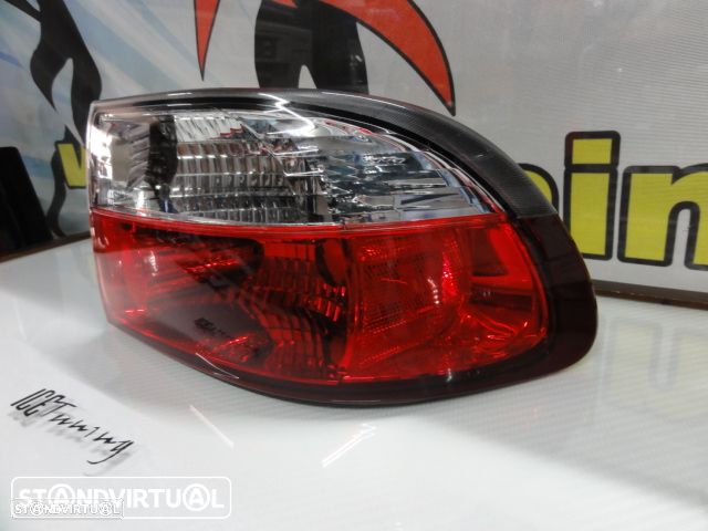 Faróis / farolins Honda Civic 92-95 2 / 4 portas vermelho / cristal. - 11