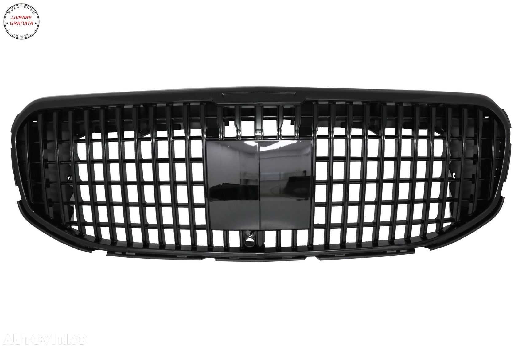 Grila Centrala Mercedes GLS SUV X167 (2019-2023) M Look Negru Lucios- livrare gratuita - 1