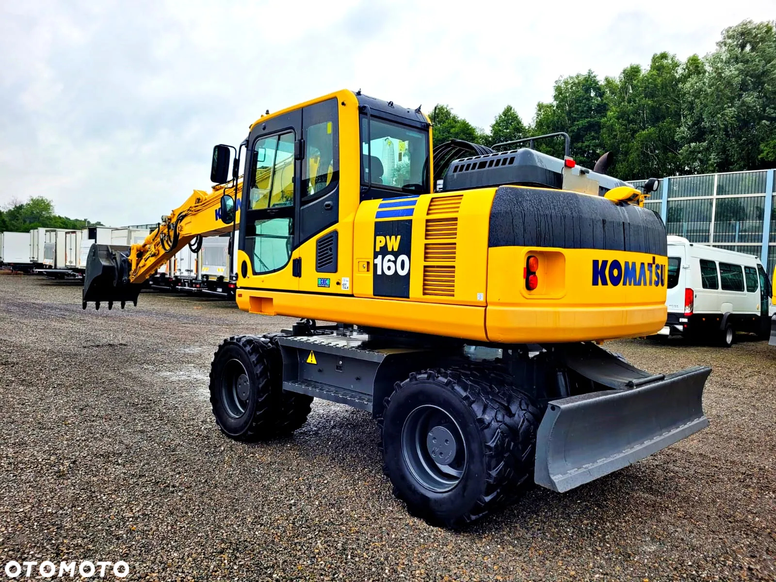 Komatsu PW 160 - 8 Wysięgnik dwuczęściowy, 3 ramiona - 7