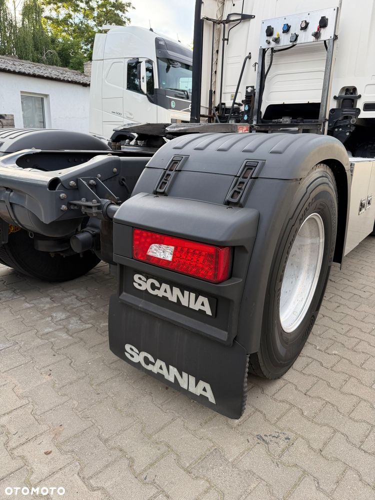 Scania R450 / cała na poduszkach / klimatyzacja postojowa / z Niemiec / Hydraulika / ADR / FULL LED / Alufelgi - 13