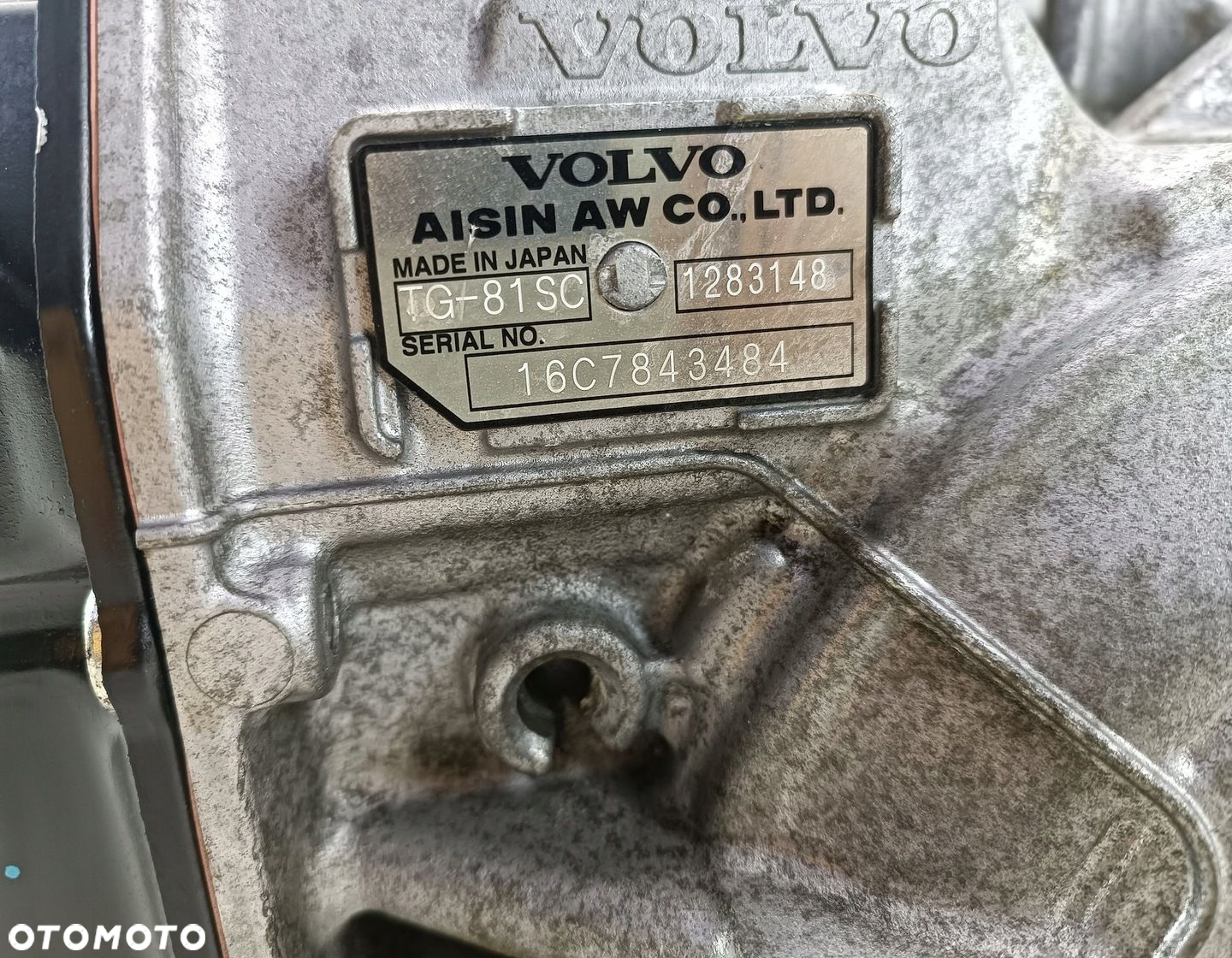 SKRZYNIA BIEGÓW AUTOMATYCZNA VOLVO V7 III S60 II D4 TG-81SC 1283148 - 9