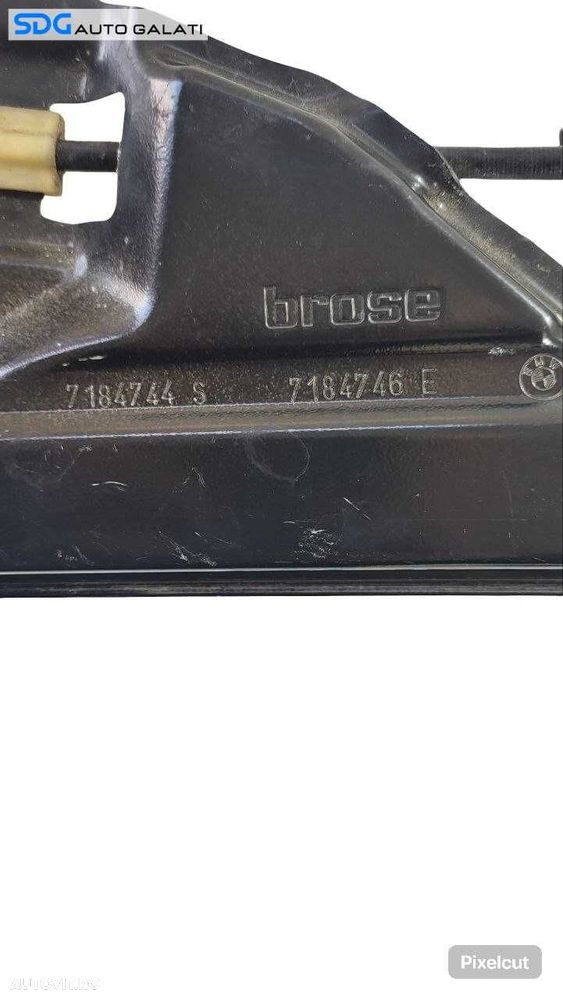 Macara Electrica pentru Geam Usa de la Portiera Dreapta Spate BMW Seria 5 E60 E61 2003 - 2010 Cod 7184744S 7184746E [L8707] - 5
