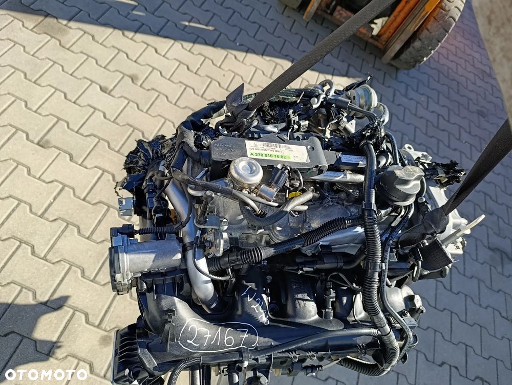 MERCEDES B KLASA W246 1.6 CGI SILNIK KOMPLETNY 270910 - 6