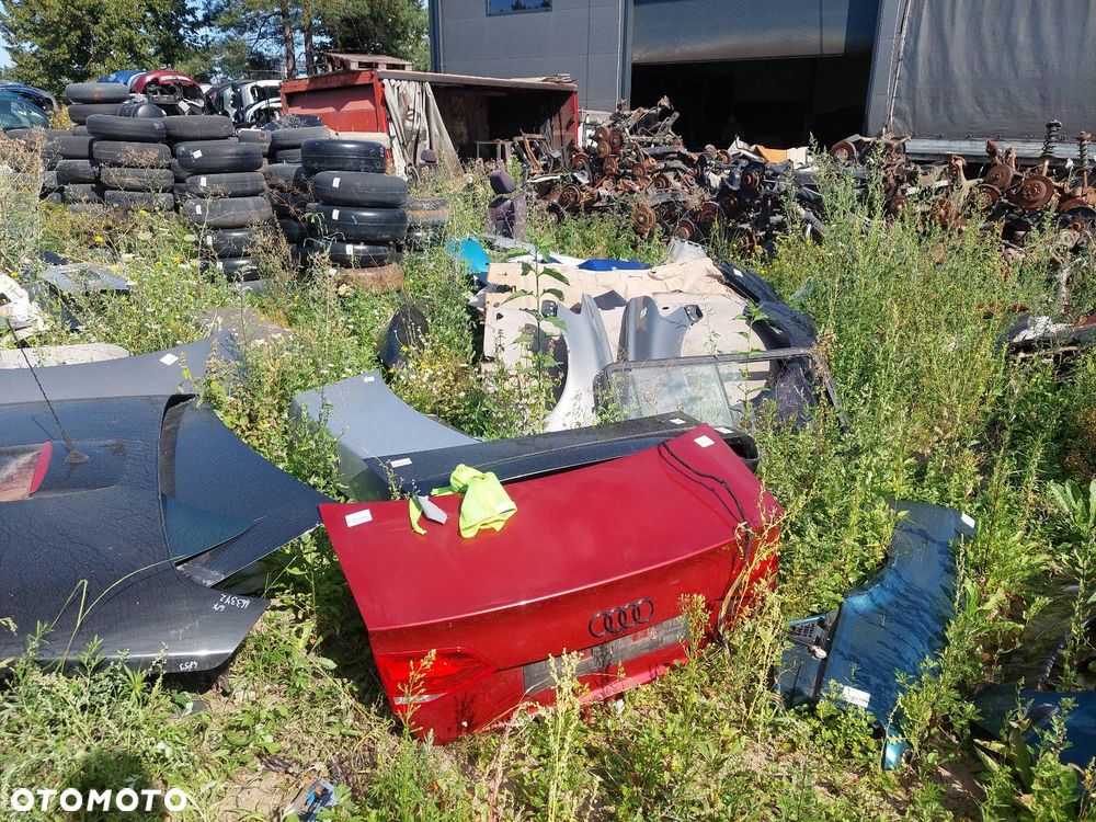 KOMPLETNY TYŁ KLAPA ZDERZAK BELKA LAMPY LAMPA AUDI A4 B8 SEDAN LZ3F - 13