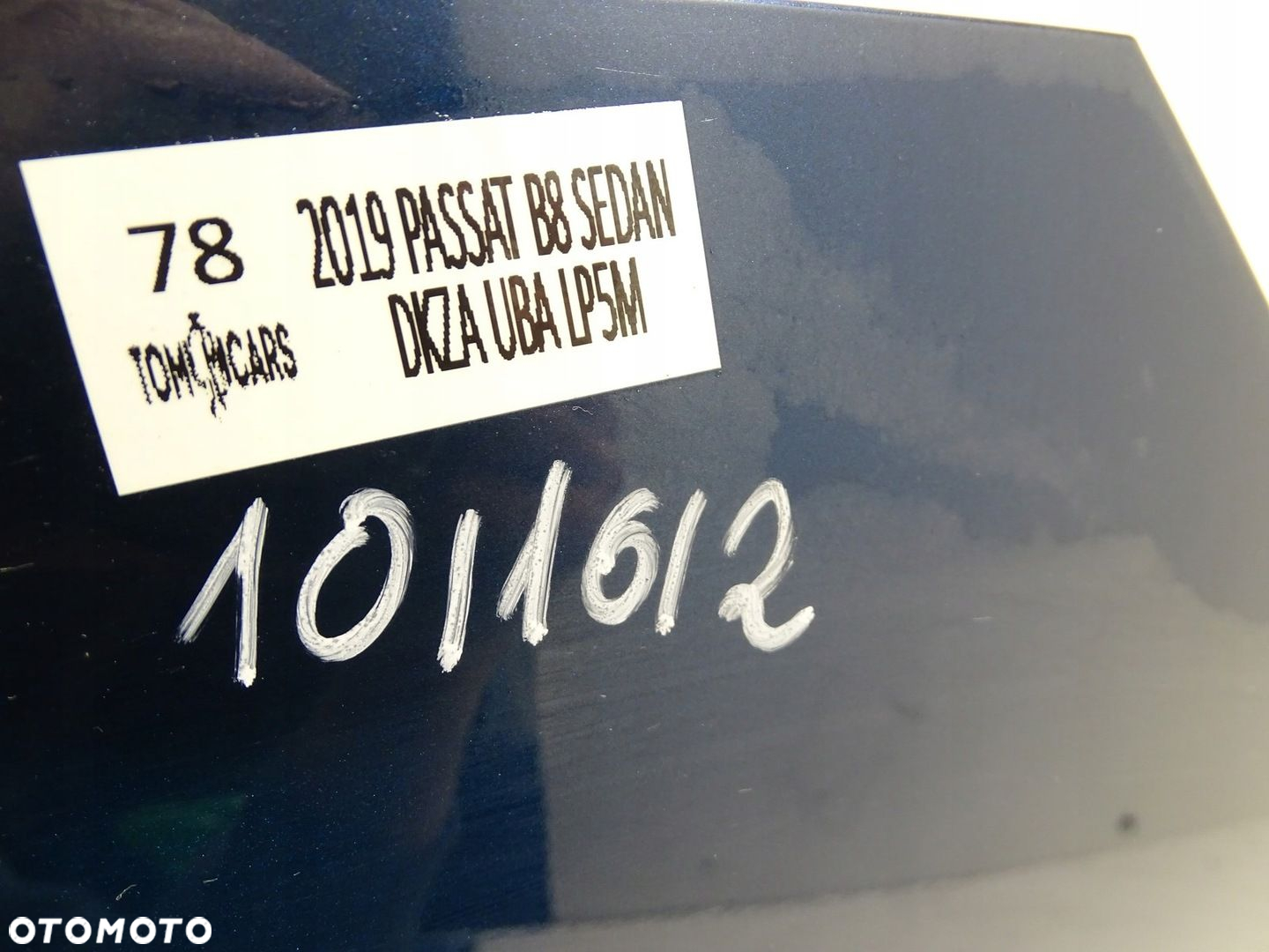 ZDERZAK TYŁ TYLNY VW PASSAT B8 LIFT SEDAN 4xPDC LP5M - 8