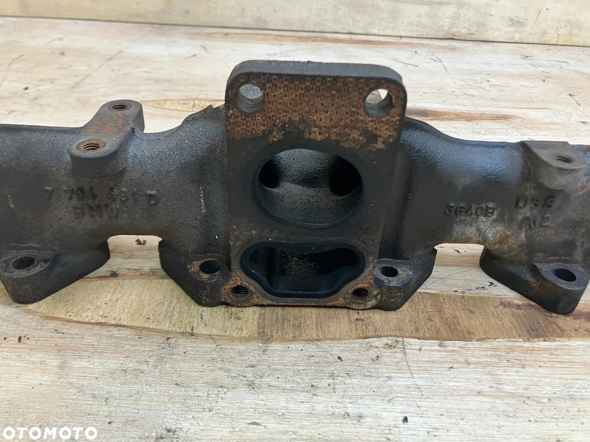 KOLEKTOR WYDECHOWY BMW E60 E61 535D 272KM BITURBO ŻELIWO 7794491 - 4