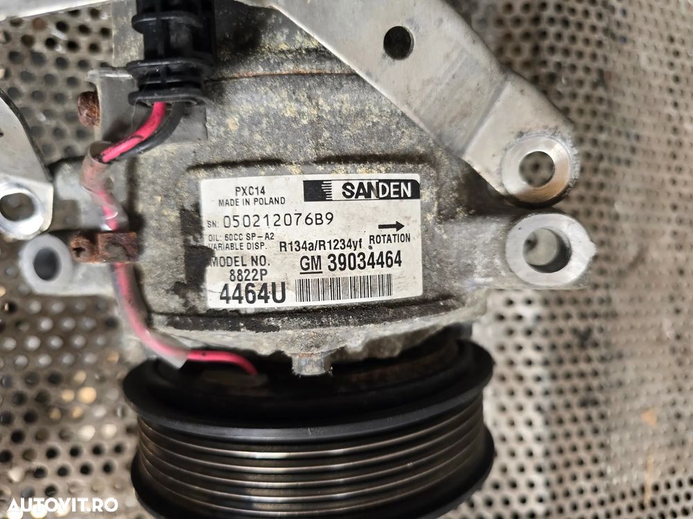 Compresor Clima AC Opel Astra K Meriva C Zafira C Mokka 1.6 Cdti 2015-2020 Cod 39034464 - 7