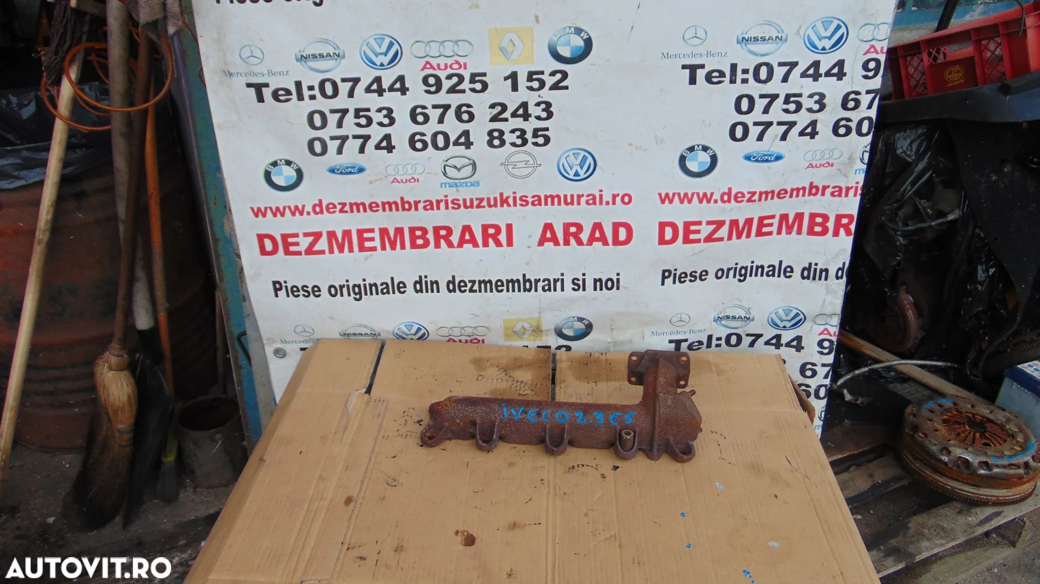Galerie evacuare Iveco daily 2.3 euro 5 dayli 2.3 euro 5 galerie evacuare fiat ducato 2.3 - 1