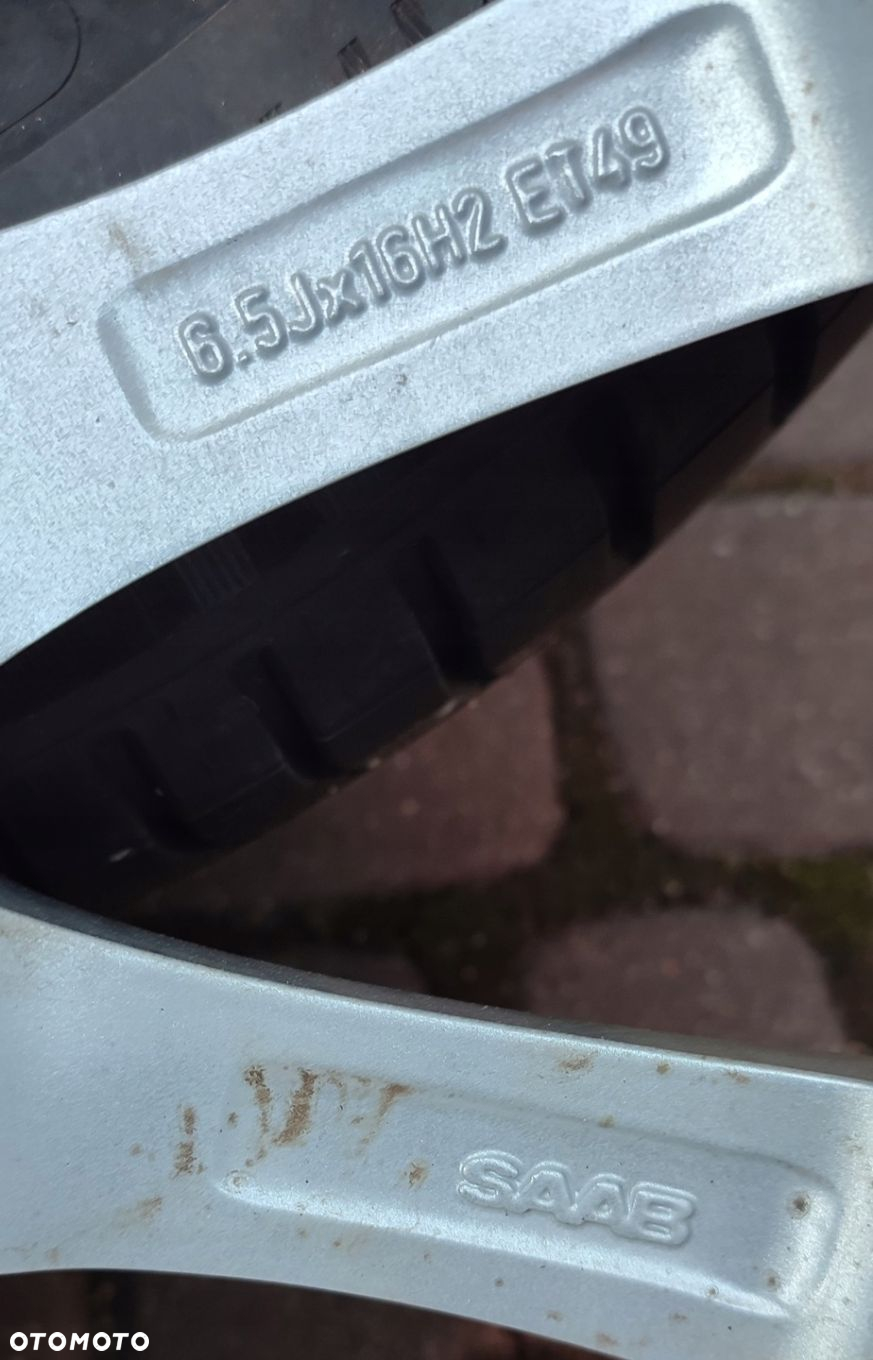Felgi Aluminiowe Oryg. Saab 9-5 16 Cali 5x110 6,5Jx16 ET49 Ø65,1mm 12771532 - 15