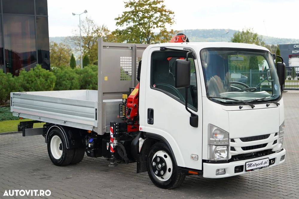 Isuzu M21 / 120 CP / 3,25 M TRANSMISIE / TWIN / + PALGINGER PK 2900 B / 990 KG CAPACITATE DE RIDICARE / ATINGERE 6,2 M / 2021 - 7