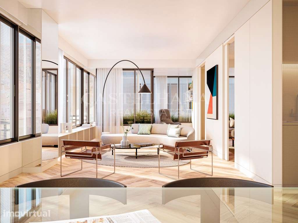 Apartamento T2 duplex situado na Avenida da Liberdade, Lisboa - Grande imagem: 5/34