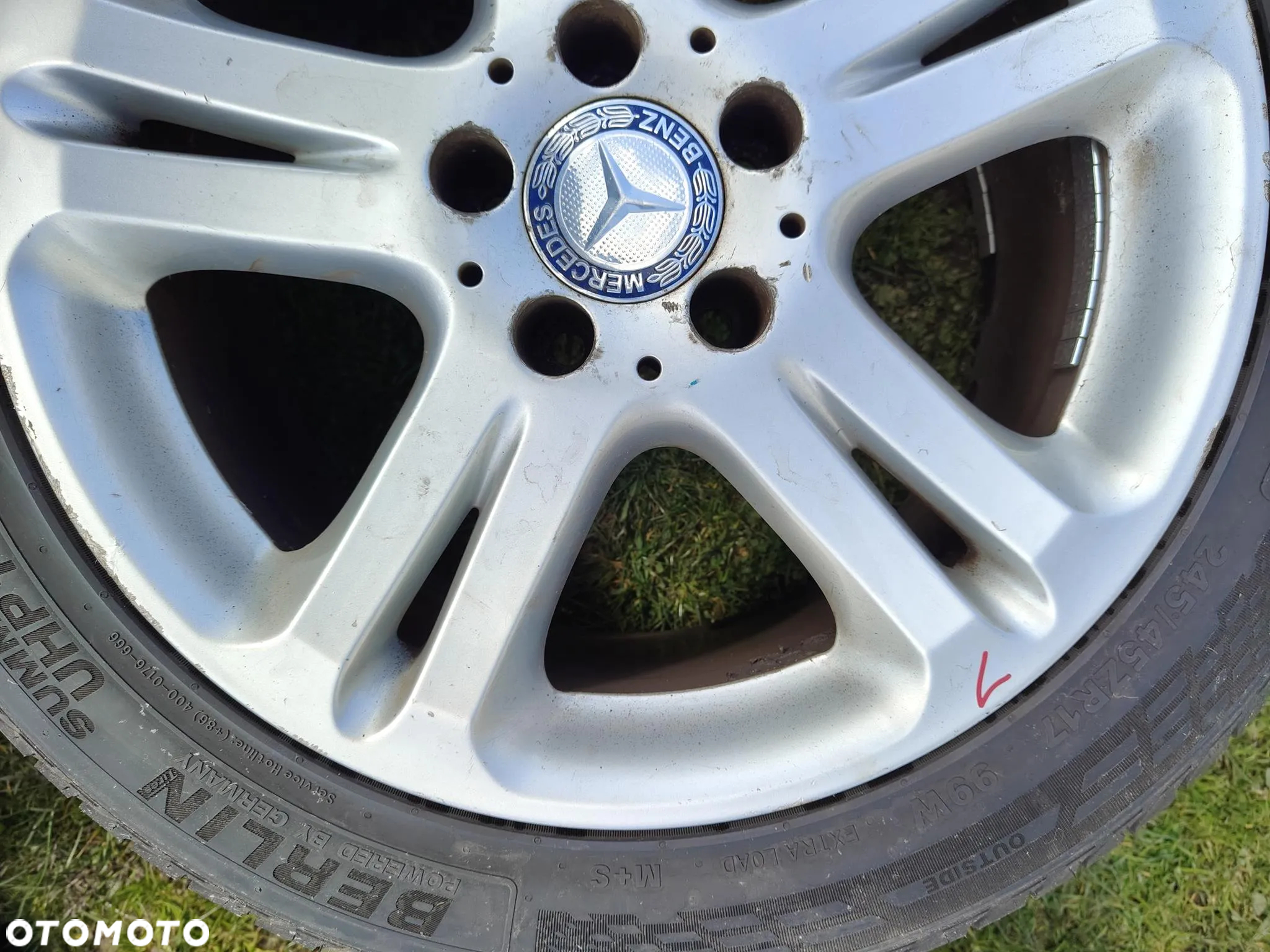 MERCEDES W211 LIFT KOŁA Felgi Aluminiowe Opony letnie 5X112 17 Avantgarde Oryginał - 7
