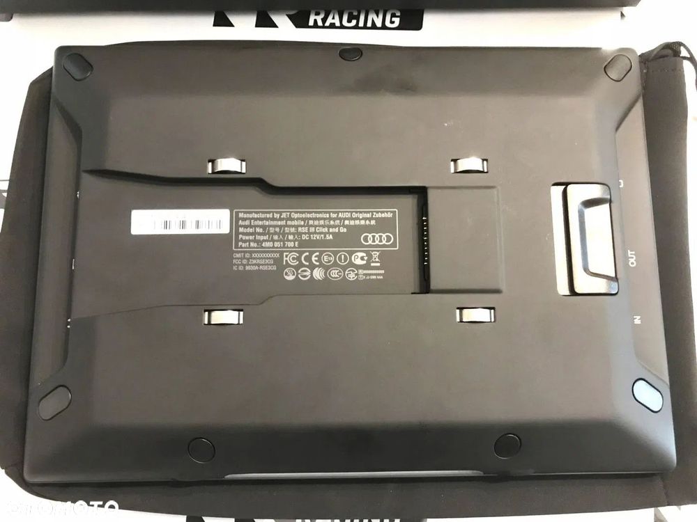 AUDI A4 A6 Q5 Q7 MONITORY TABLET TV LCD ANDROID WIFI ENTERTAIMENT RSE III KOMPLET 4M0051700E - 6