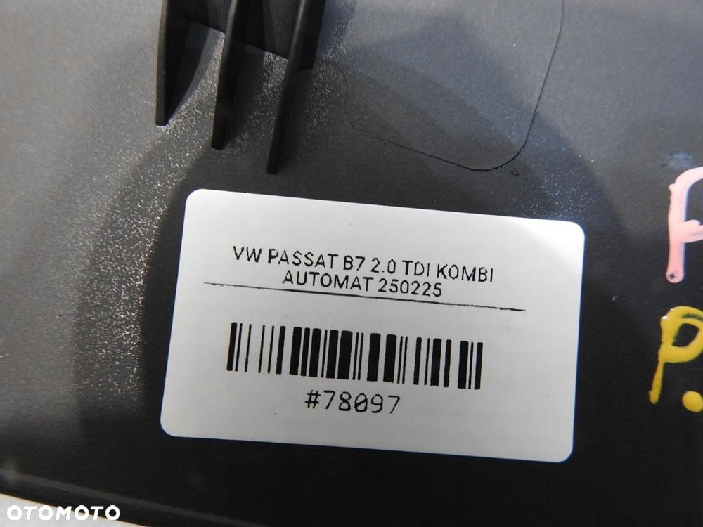 LISTWA OSŁONA TUNELU PRAWA VW PASSAT B7 3C1863046 - 4
