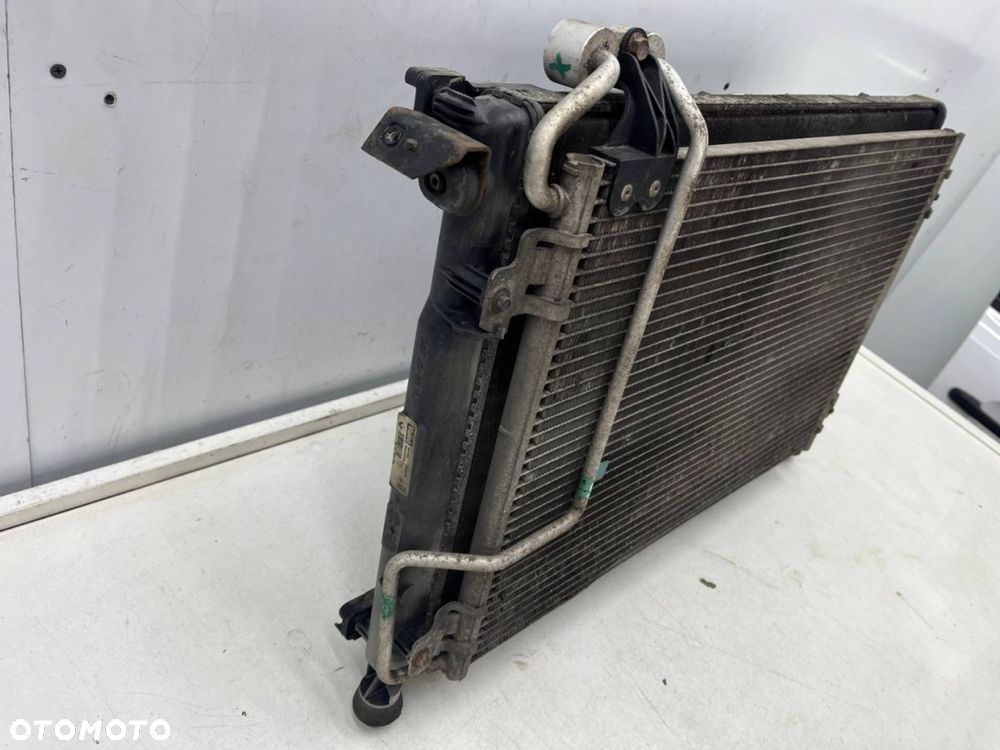 Chłodnica wody Renault Scenic I Megane I 96-03r 1.4b 1.6b klimatyzacji wiatrak KOMPLET 8200125769 - 7