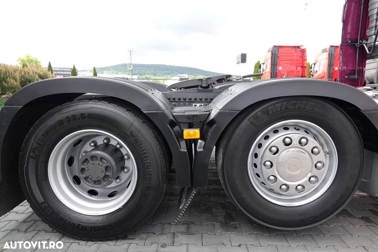 Volvo FH 540 / PUSHER / Tractor cu 3 axe / RETARDER / I-PARK COOL / AXIE LIFTING DIRECȚIE / PIELE / IMPORTAT - 21