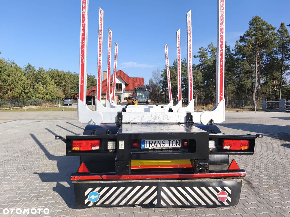 Schmitz Cargobull PAVIC 3 osiowa 2018 rok kłonicowa do drewna lasu drzewa SAF bębny bliźniaki - 10