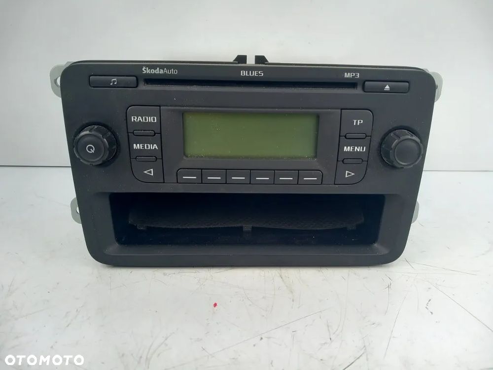 radio fabryczne cd mp3 blues skoda fabia ii 2013r 5j0035152a - 1