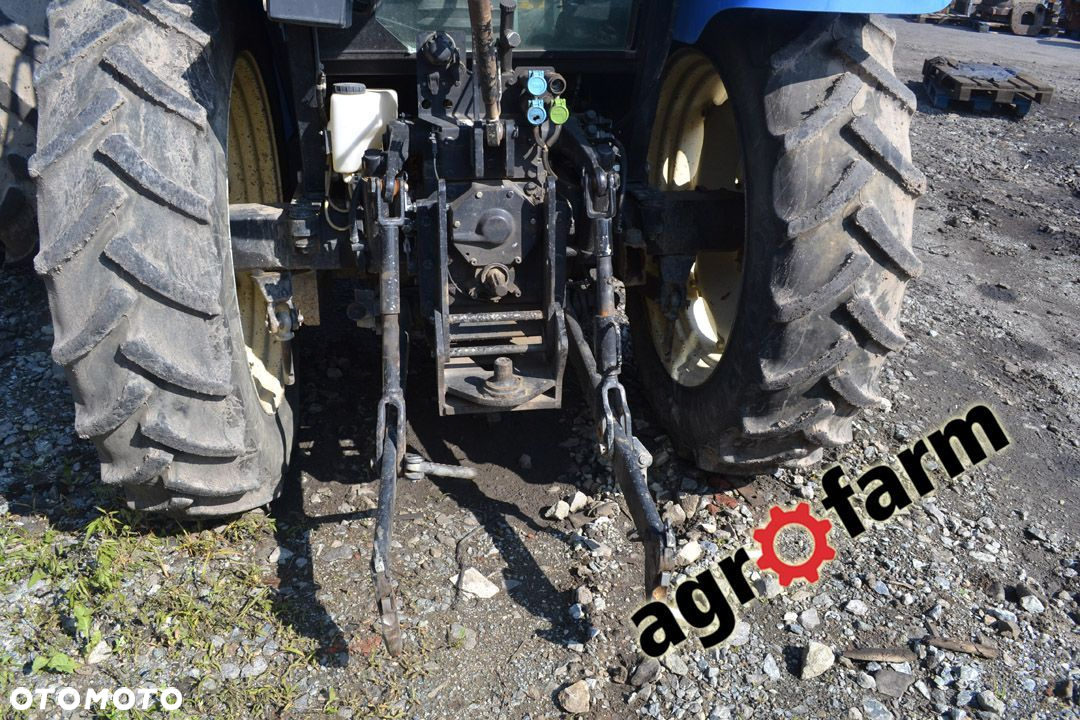 New Holland części używane T5050 T5040 T5030 silnik most skrzynia zwolnica piasta zębatka układ - 2