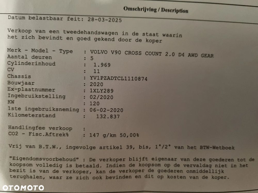 Volvo V90 Cross Country D4 AWD Geartronic Pro - 35