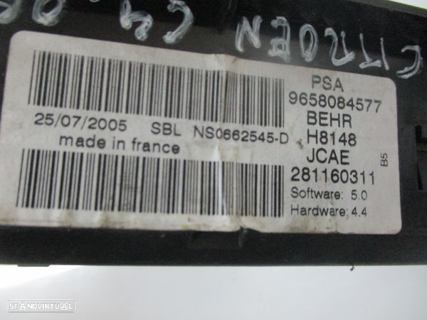 Comando Chaufagem Citroen C4 I (Lc_) - 4