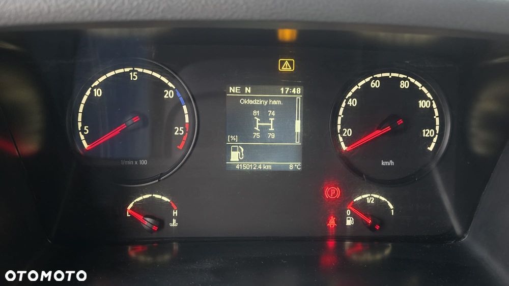 Scania P250 Euro 6 21 palet super stan niski przebieg rama do zabudowy kurierka laweta - 19