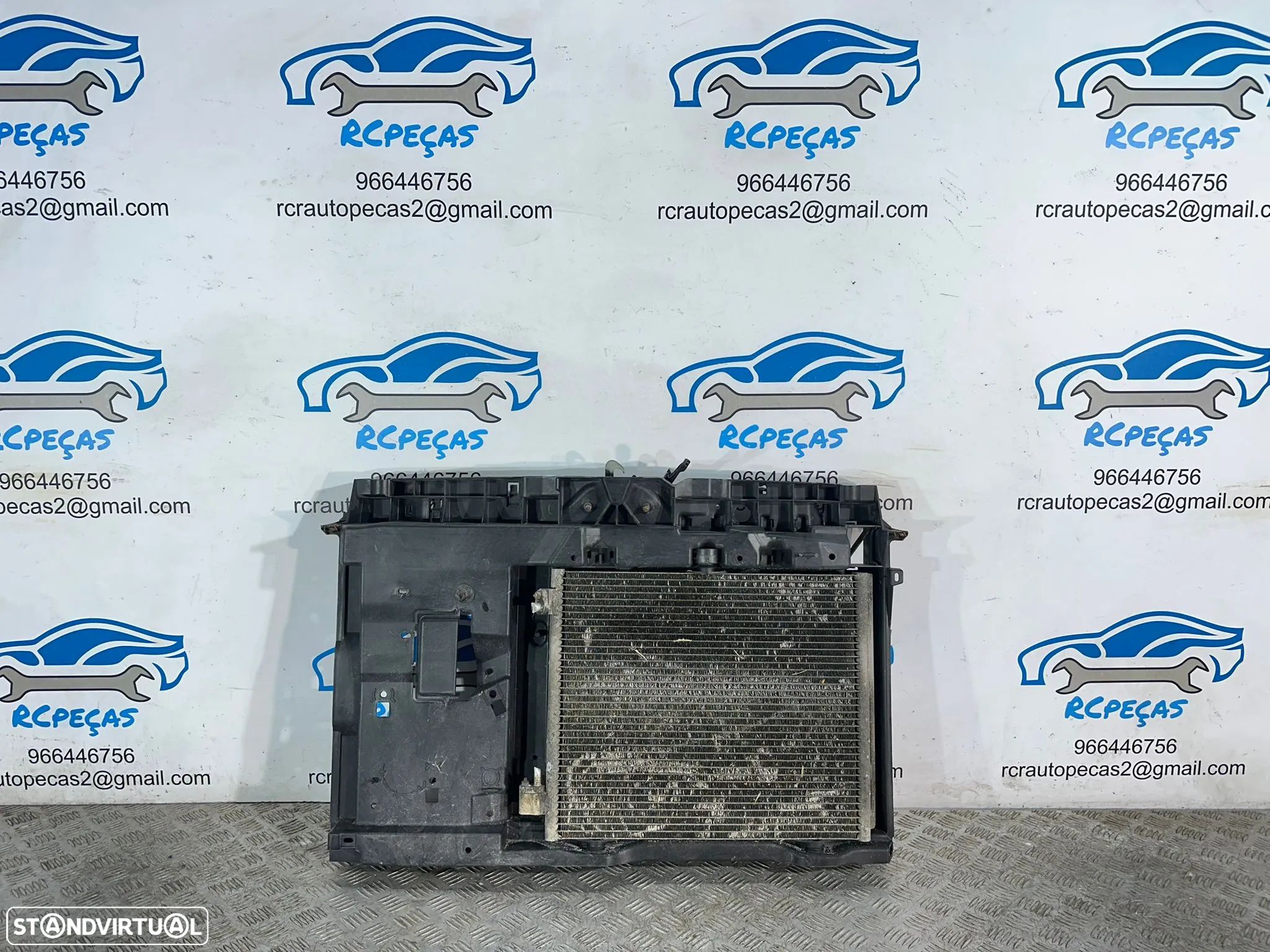 .Frente Fibra Radiadores Termoventilador Peugeot 207 1.4i 2006 - 2009 - 1