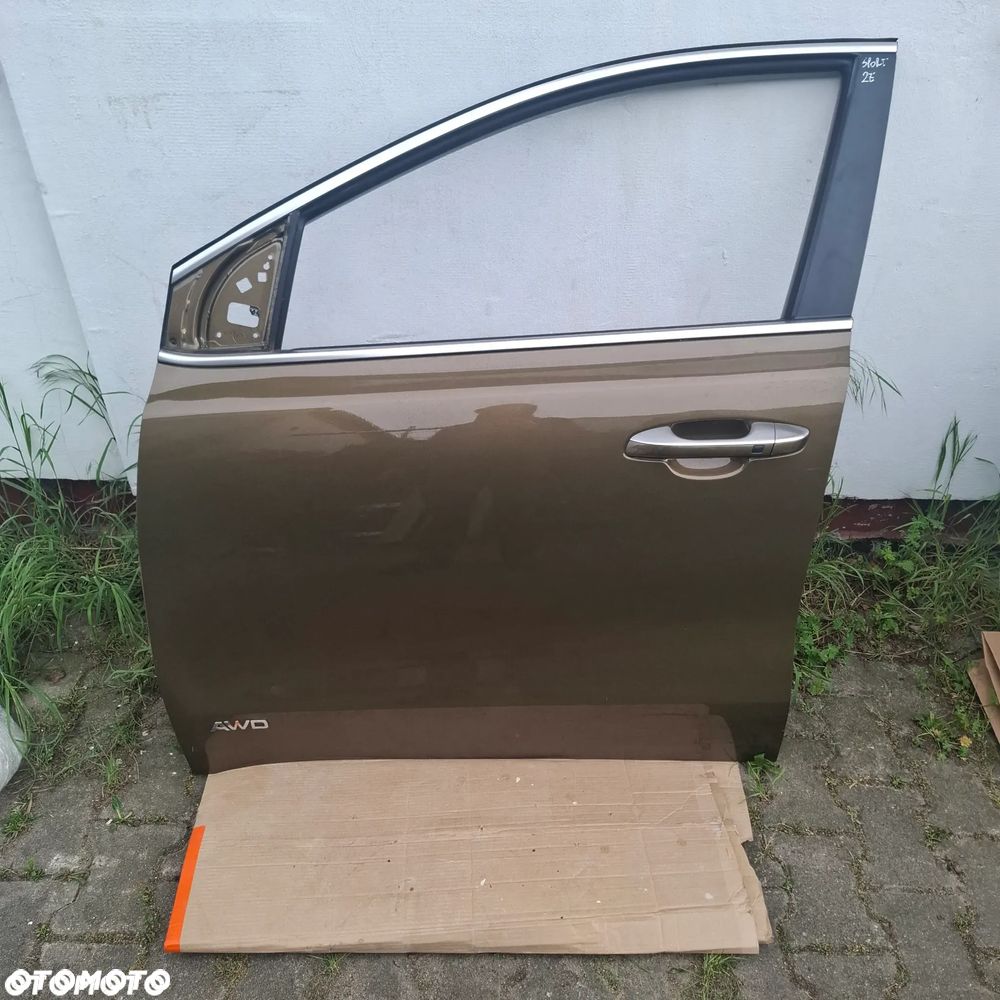 KIA SPORTAGE IV 4 15- DRZWI LEWA STRONA 2e brazowy zielony Alchemy Green PRZÓD LEWE TYŁ LEWE - 2