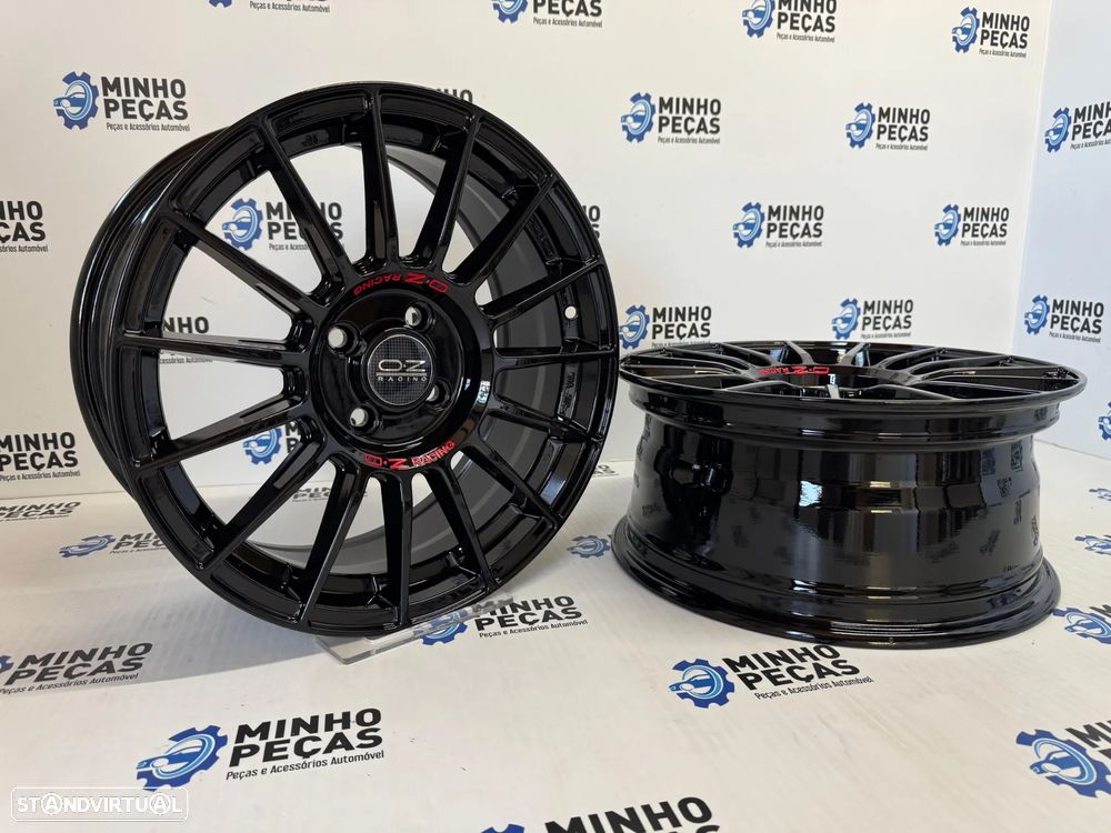 Jantes Look OZ Racing em 16 (4x100) Gloss Black - 6