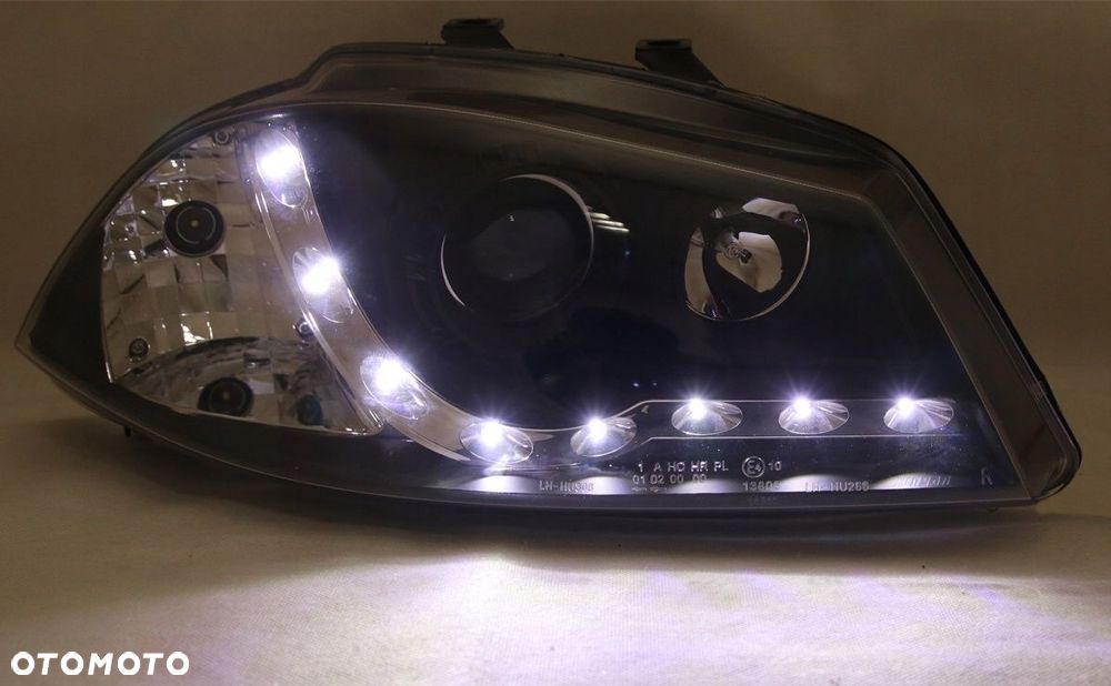 Reflektory Lampy kpl Black Tuning diody LED Seat Ibiza 6l III 3 2002-2008 - 3
