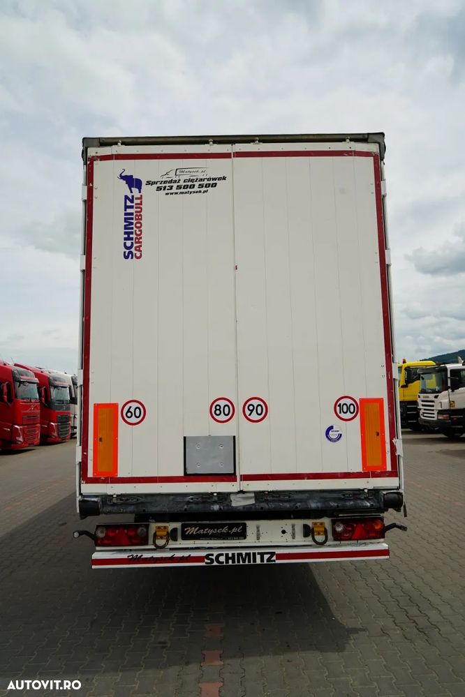 Schmitz Cargobull CORTINĂ / MEGA / PLATĂ JOSĂ / PUNTE RASĂ / ACOPERIȘ RASĂ / ACOPERIȘ RASĂ /  PRELATĂ ARMATĂ - 12