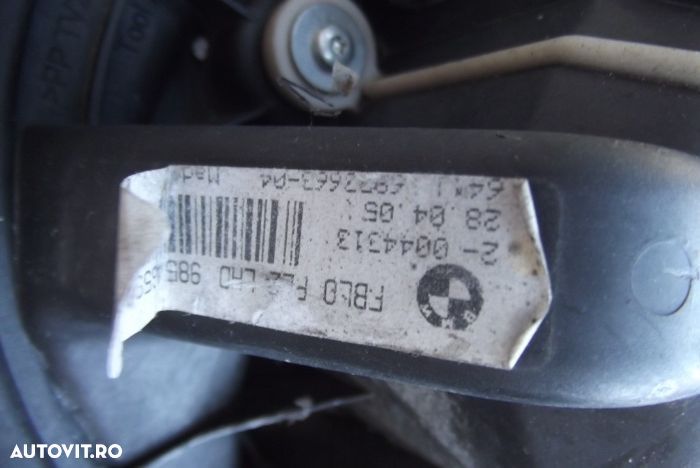 Motoras aeroterma BMW E87 E81 seria 1 rezistenta trepte dezmembrez e87 - 4