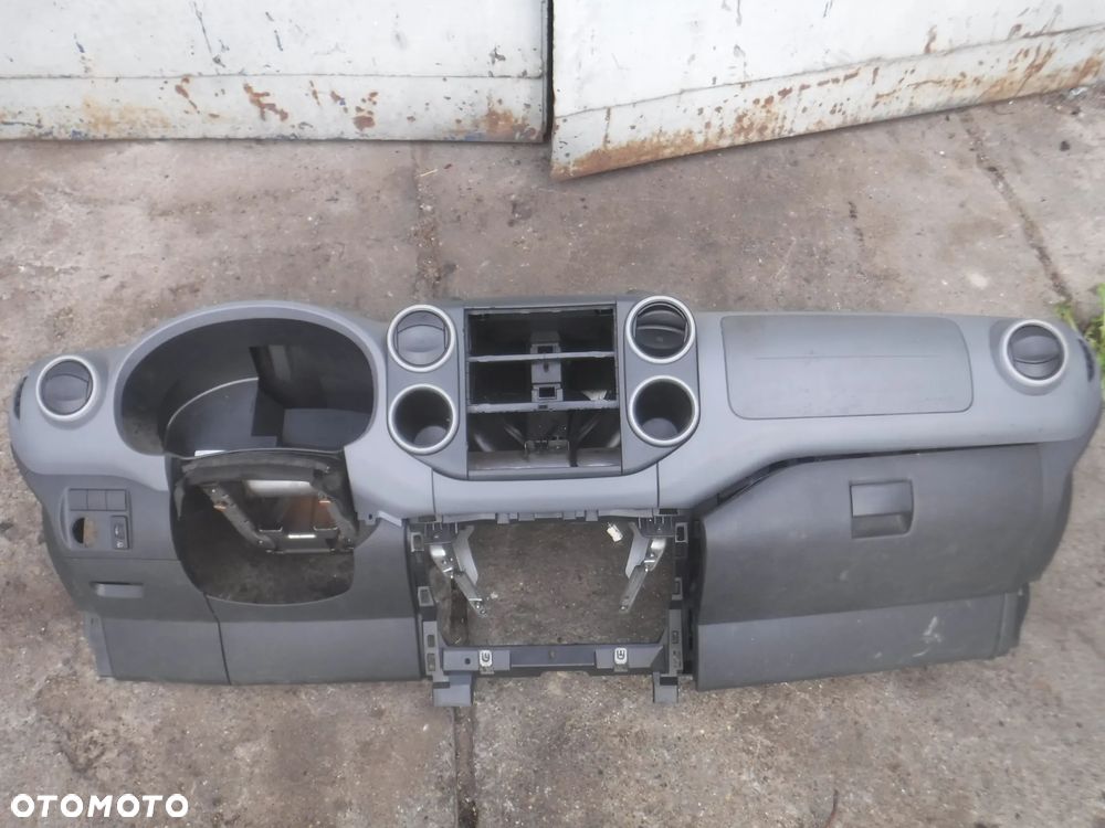 Citroen Berlingo II Peugeot Partner II  deska pulpit air bag pasy poduszki kokpit kpl - 5