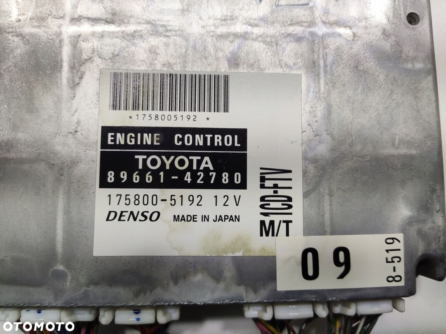 STEROWNIK KOMPUTER SILNIKA TOYOTA RAV4 II 2.0 D4D 2003-05 LIFT 89661-42780 - 4
