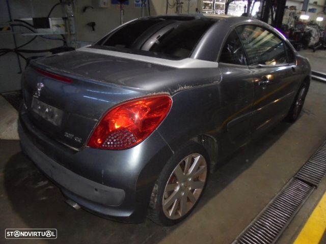 Carro MOT: 5FW 5F05 CXVEL: 20CQ?? PEUGEOT 207CC A7 2008 1.6I 120CV 2P CINZA ESCURO GASOLINA - 3