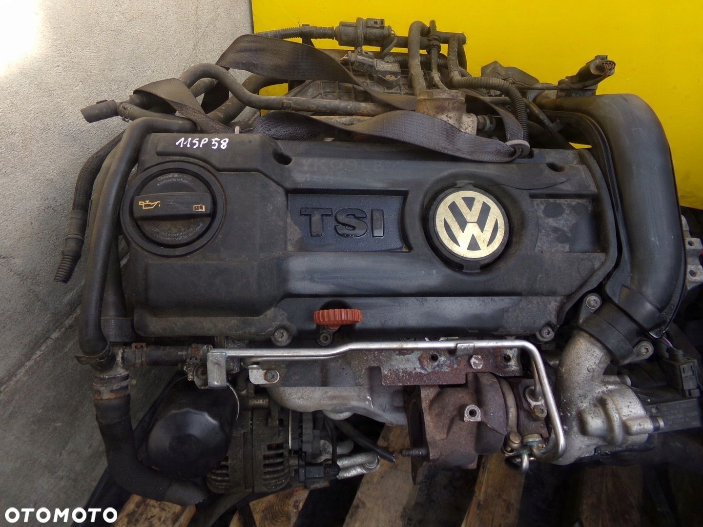GOLF VI A1 OCTAVIA 1.4 TSI 12r 122KM CAX turbina turbosprezarka 03C145701R - 1