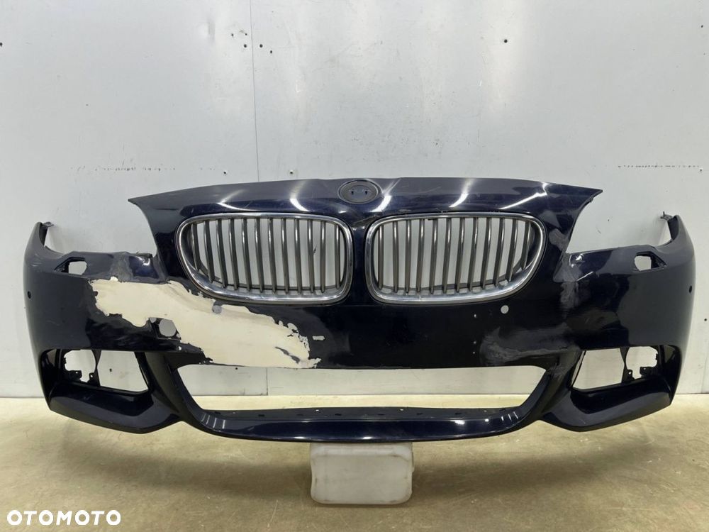 Zderzak przedni BMW 5 F10 F11 M-Pakiet Mpakiet 10-14r. przedlift przód 4XPDC spryski 7905289 - 1