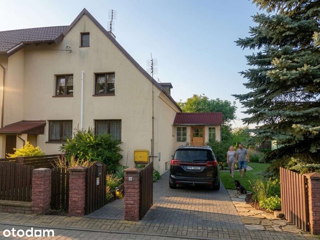 Mieszkanie z działką ok.400 m², strychem i piwnicą Wrocław, Strachocin