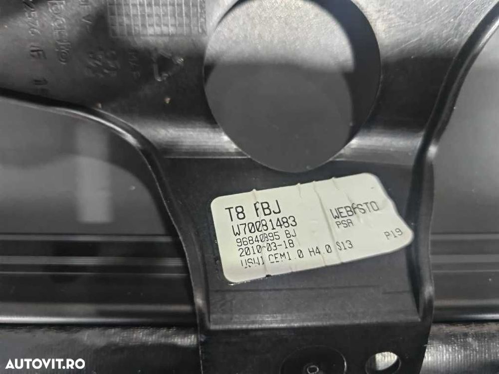 Cortina panoramic cu motoras Peugeot 3008 2011 - 3