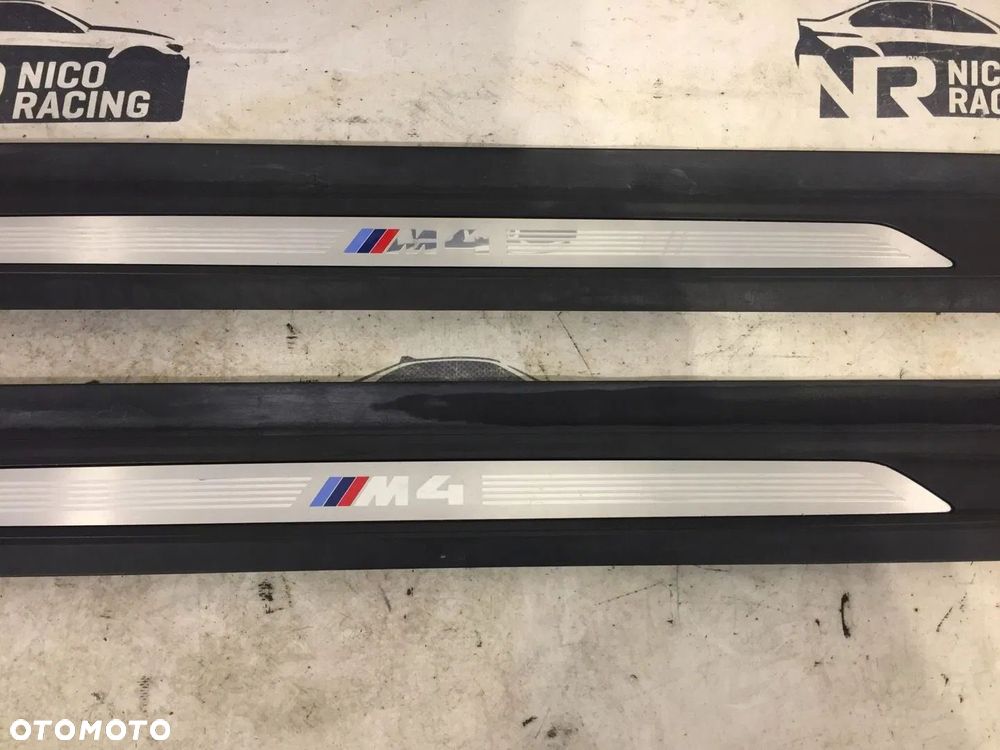 LISTWY NAKŁADKI PROGOWE BMW M4 F82 MPAKIET - 3