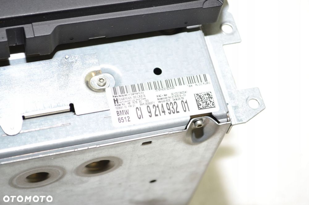 RADIO CZYTNIK NAWIGACJI DVD CD 9214932 BMW E90 E91 LIFT E87 E81 - 8