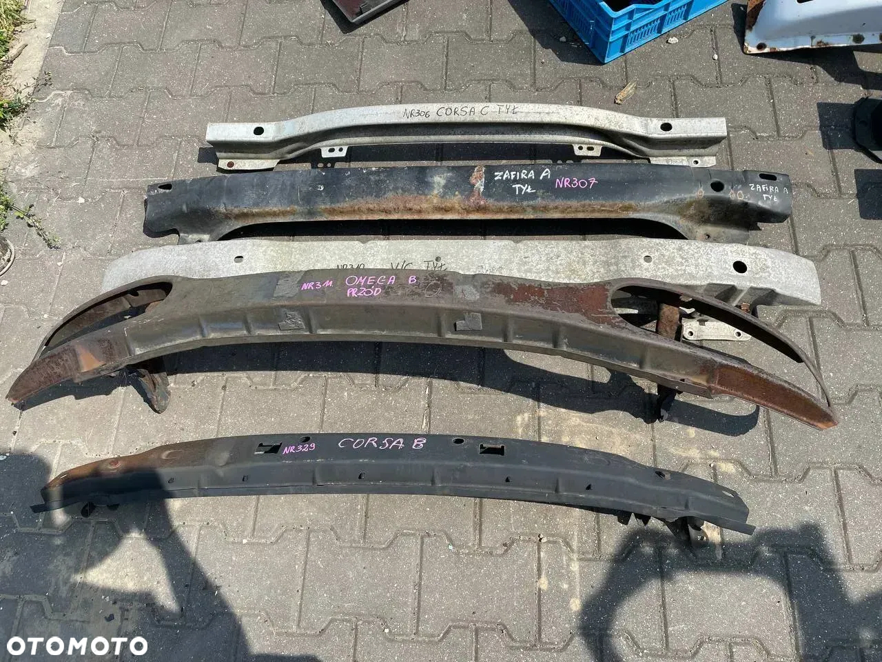 BELKI ZDERZAKA OPEL PRZÓD TYŁ - 12