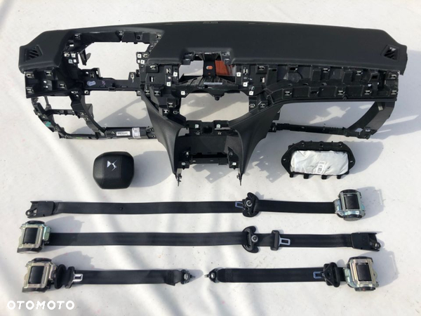 CITROEN DS3 DESKA KONSOLA KOKPIT PULPIT PÓŁKA PARAPET PODUSZKI AIRBAG PASY PAS NAPRAWA REGENERACJA !