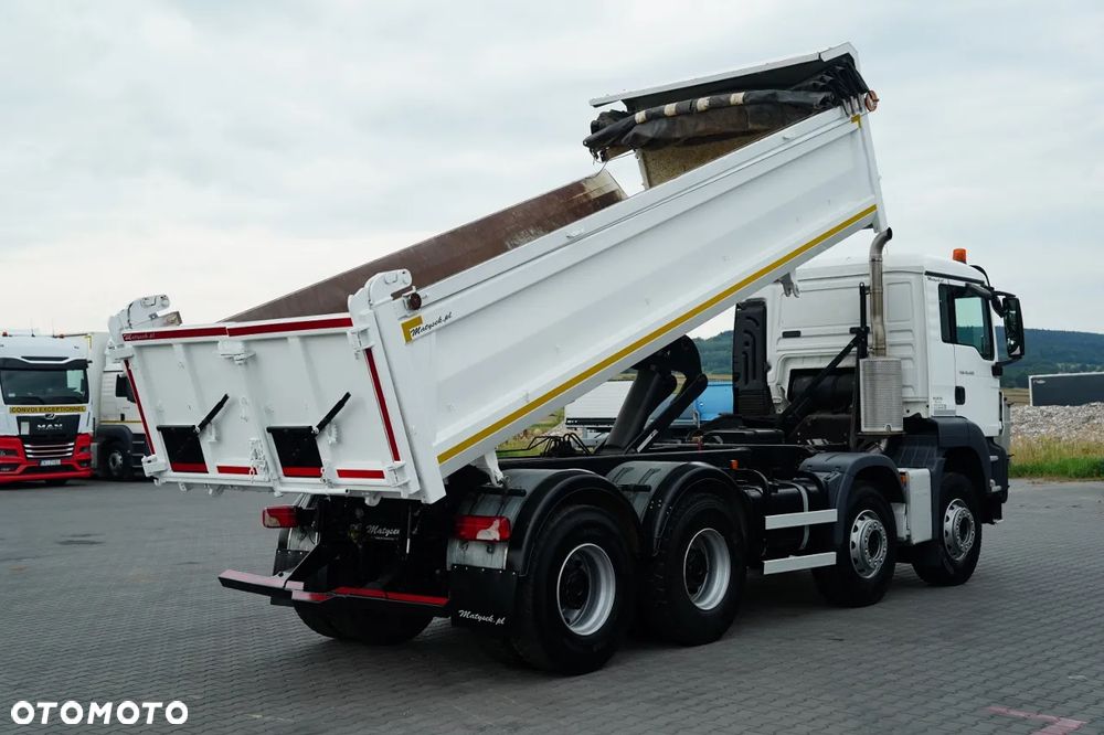 MAN TGS 35.420 / 8X4 / WYWROTKA 2 STRONNA  / HYDROBURTA / MEILLER KIPPER / SPROWADZONA - 5