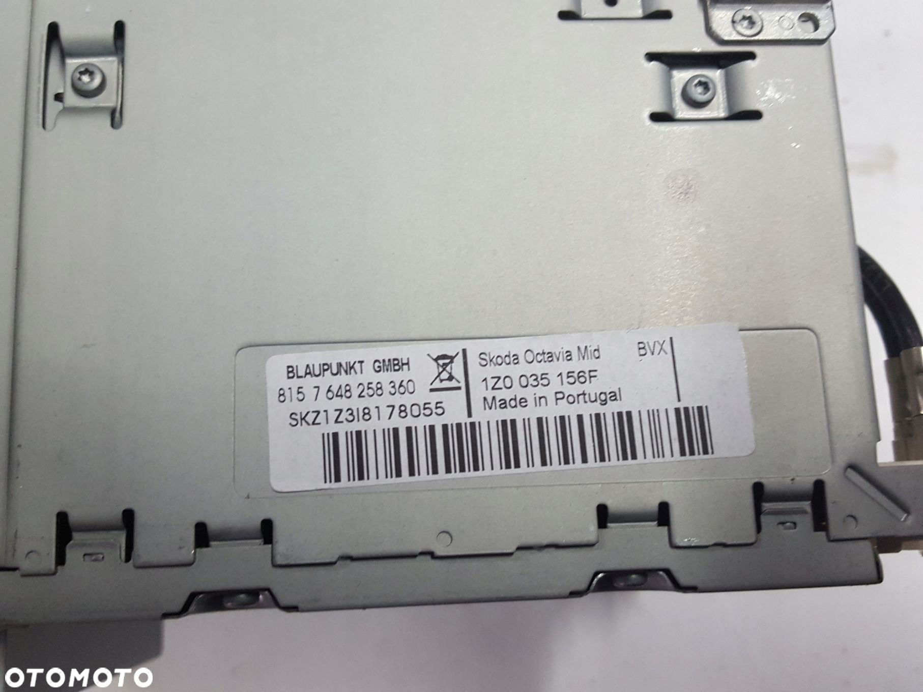 SKODA OCTAVIA 2 II LIFT 08r- RADIO CD MP3 BOLERO 1Z0035156F - 3
