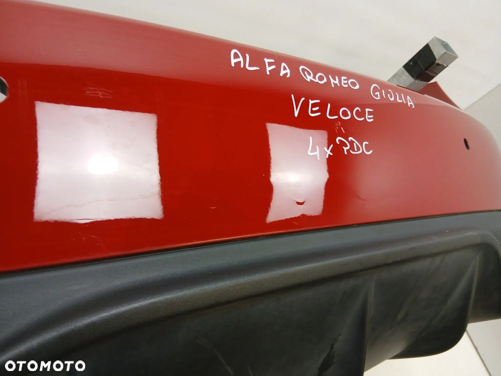 Zderzak tył tylny Alfa Romeo Giulia VELOCE PDC RADARY - 4