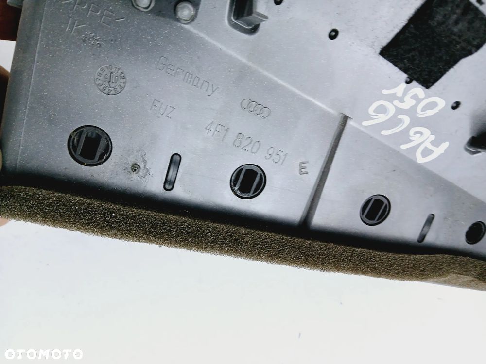 Kratka Nawiewu Wentylacji Środkowa Czarna Audi A6 C6 Europa 4F1820951E - 10