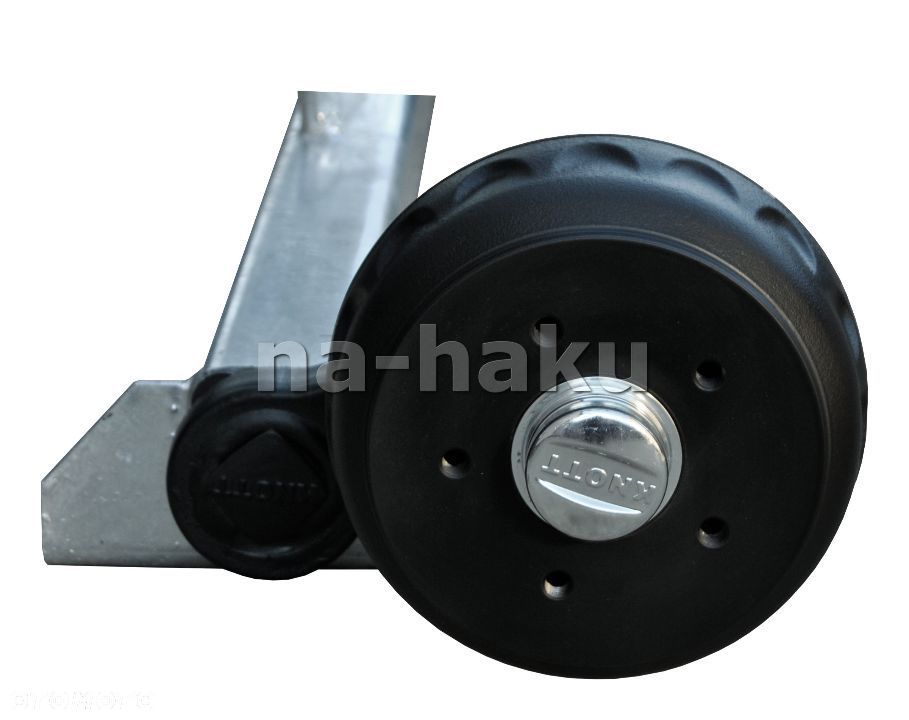Oś hamowana KNOTT 1700mm 1350kg 5x112 lub 4x100 przyczepy lawety - 4