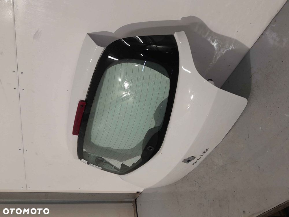 + KLAPA TYŁ TYLNA BAGAŻNIKA RENAULT CLIO III 3 OV369 BIAŁA - 3