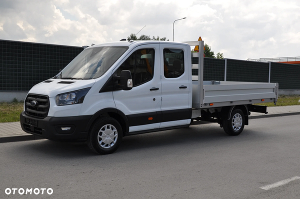 Ford TRANSIT L3 7 OSOBOWY FABRYCZNIE NOWY !!! DOSTĘPNY OD RĘKI !!! DOKA DUBEL KABINA PODWÓJNA KABINA + SKRZYNIA HAK